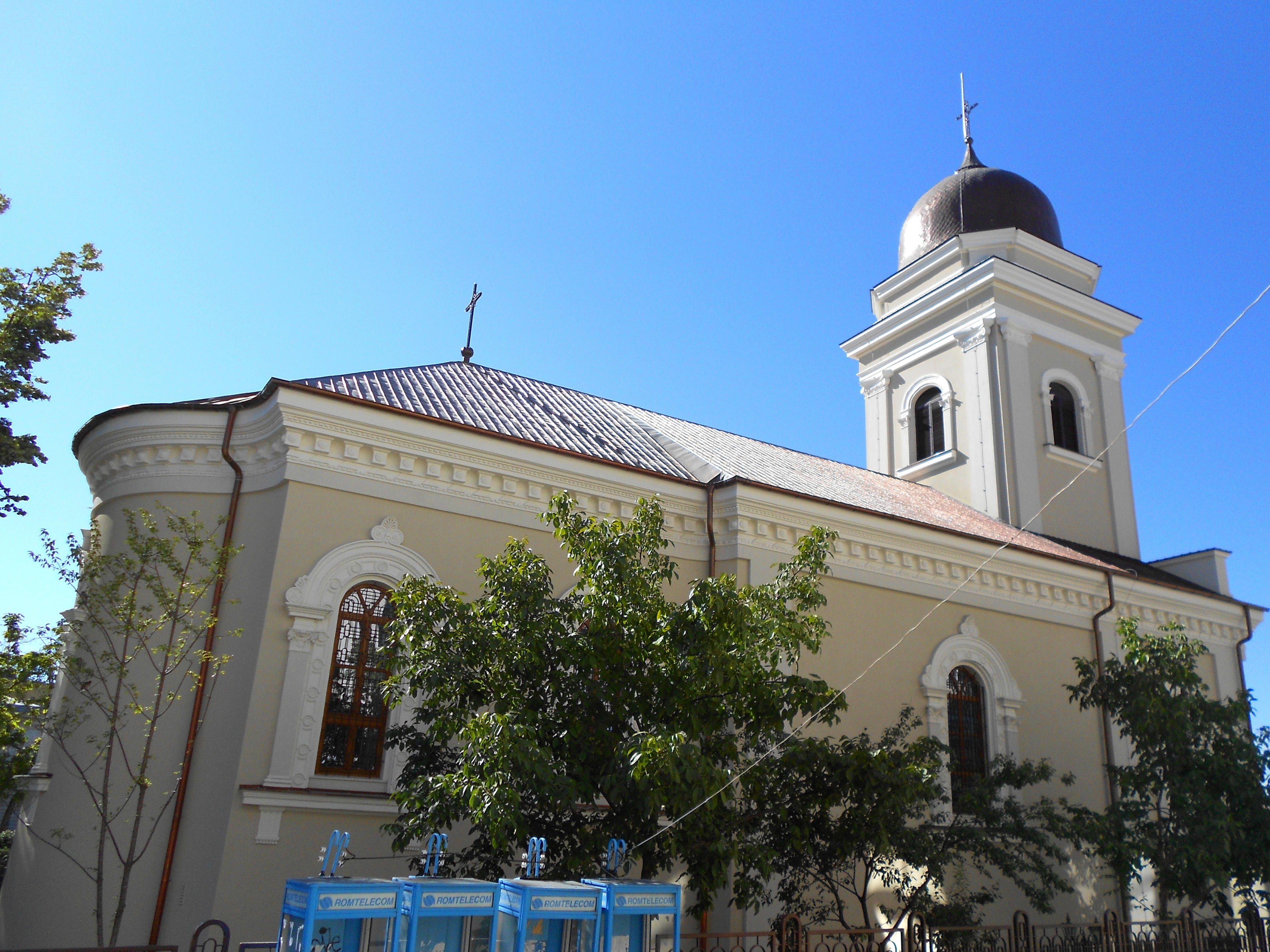 Biserica Banu din Iași, văzută dinspre Strada Banu